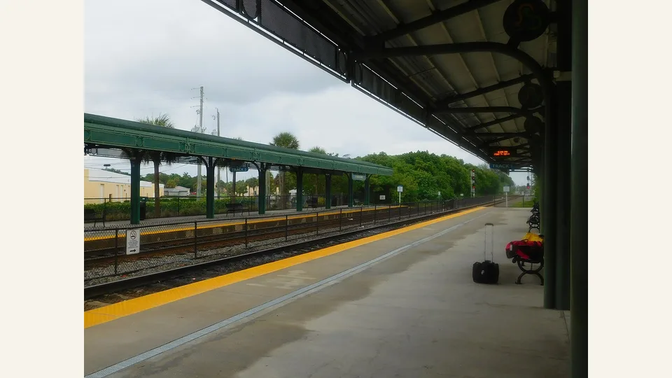 The Mangonia Park station in Mangonia Park, Florida